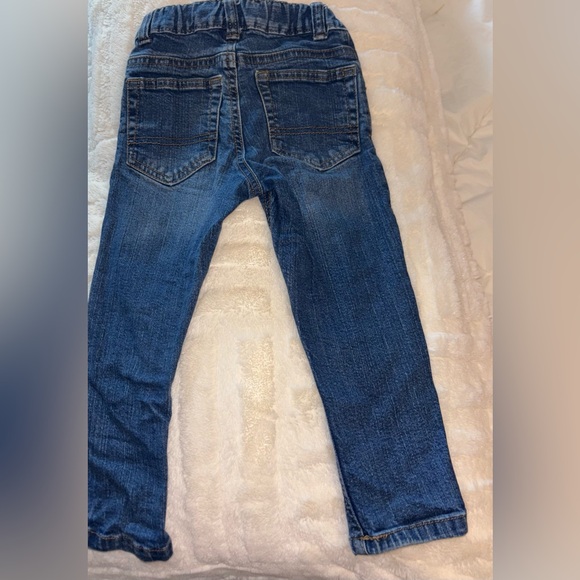 Cat & Jack Dark Blue Skinny Jeans - Picture 2 of 4